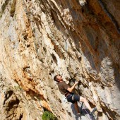 neill busby looking up into the sea of tufas